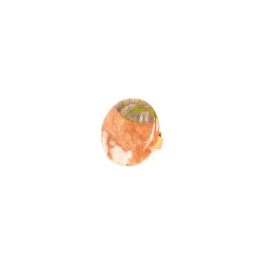 Кольцо Nature Bijoux, Connemara, разъемное, с перламутром и яшмой, NB23.1-19-24621 коричневый