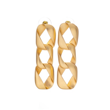 Серьги Dansk Copenhagen, Anastazia, с крупными звеньями, DNSK25.2-3C2407016 золотистый