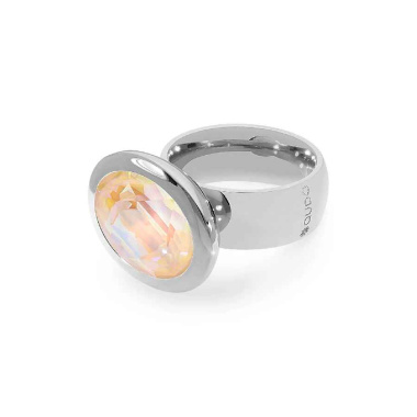 Кольцо Qudo, TIVOLA big S ivory cream delite  18.5 мм, 651864/18.5 BW/S