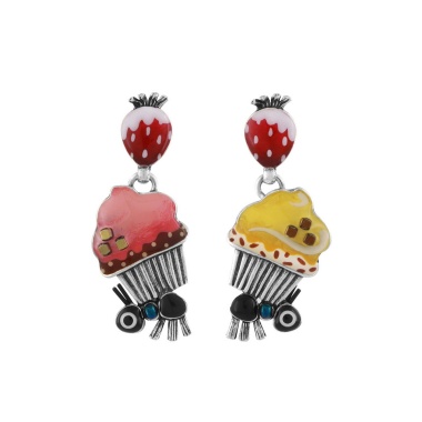 Серьги TARATATA, Chapardeuse, асимметричные,со смолой,бусинами и нитью, TT-H24-07992-10M серебристый Серьги TARATATA, Chapardeuse, асимметричные,со смолой,бусинами и нитью, TT-H24-07992-10M серебристый
