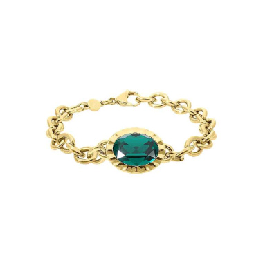 Браслет Qudo, TIVOLA UNICA big (G/P) Emerald, 189549