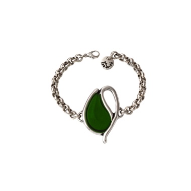 Браслет Tra-la-ra, Infinity, со вставкой из смолы, TLR23-231P002 зеленый Браслет Tra-la-ra, Infinity, со вставкой из смолы, TLR23-231P002 зеленый