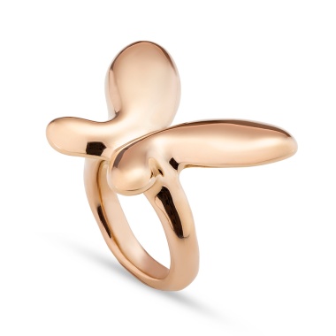 Кольцо UNOde50 Butterfly effect с золотом ANI0796ORO00021