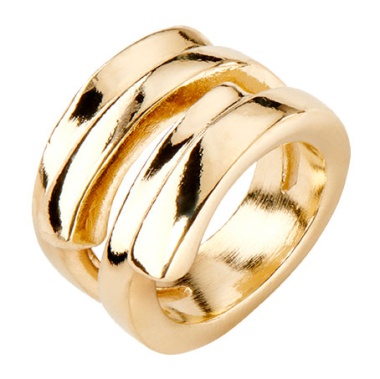 Кольцо UNOde50 Maratua Island с золотом ANI0639ORO00012