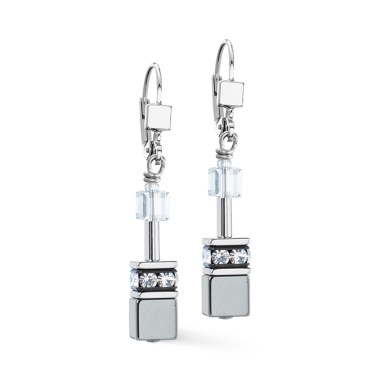 Серьги Coeur de Lion, Grey-Silver, 4015/20-1217 Серьги Coeur de Lion, Grey-Silver, 4015/20-1217