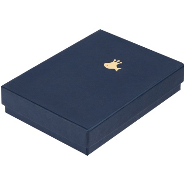 Коробка "Золотая рыбка", синяя