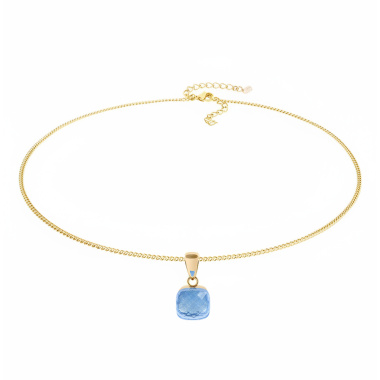 Колье Qudo, FIRENZE (G) Light Sapphire, 107001/48-4715