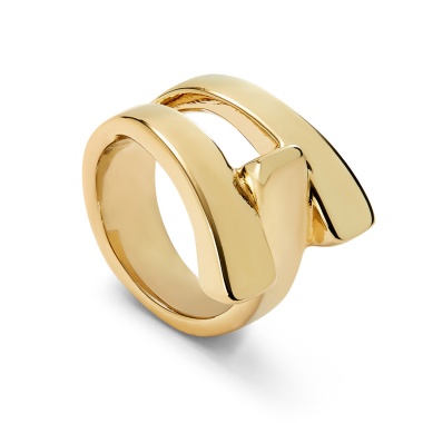 Кольцо UNOde50 Ser Original, с золотом ANI0832ORO00021