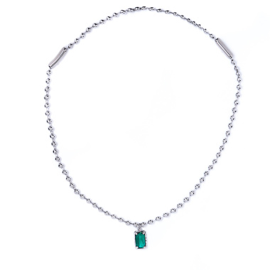 Колье Moon Paris, Ringo, с кристаллом, MR-22.03-014 зеленый