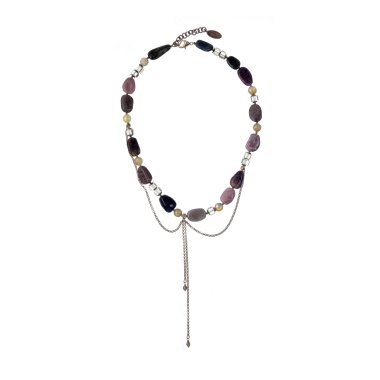 Колье Lanzerotti, Elisir, с турмалином,агатом,цитрином и гематитом, LZ-25.10-278 розовый