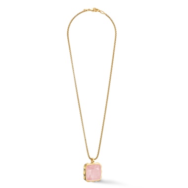 Колье Coeur de Lion, Square Rose Quartz Rose-Gold, 1200/10-1916 Колье Coeur de Lion, Square Rose Quartz Rose-Gold, 1200/10-1916