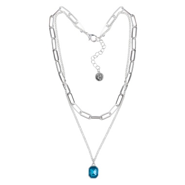 Колье Fiore Luna, Aquamarine, LN6103 S