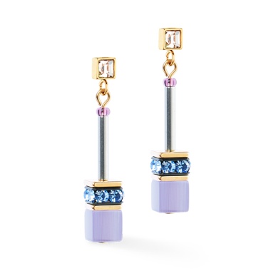 Серьги Coeur de Lion, Purple-Blue, 3030/21-0807 Серьги Coeur de Lion, Purple-Blue, 3030/21-0807