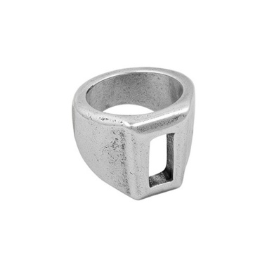 Кольцо Ciclon, ESCULTURA COLOR PLATA K231500-00-2 M S