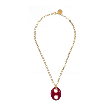 Колье Francesca Bianchi, с эмалью, FB25.2-BSPE19 красный