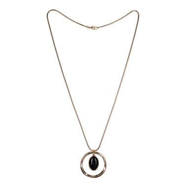 Колье Fiore Luna, BLACK QUARTZ