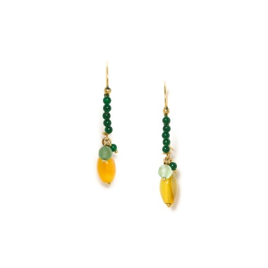 Серьги Nature Bijoux, Agata verde, с агатом, жадом и авантюрином, NB24.1-12CP79063 зеленый Серьги Nature Bijoux, Agata verde, с агатом, жадом и авантюрином, NB24.1-12CP79063 зеленый