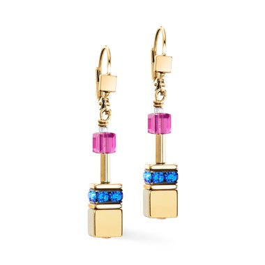 Серьги Coeur de Lion, Multicolour Rainbow-Gold, 3015/20-1535 Серьги Coeur de Lion, Multicolour Rainbow-Gold, 3015/20-1535
