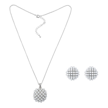 Комплект Fiore Luna, колье+серьги, SG208407E-001 S