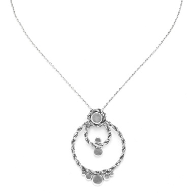 Колье Ori Tao, Malaga, подвеска с берберским узором, OT22.1-15-31052 серебристый