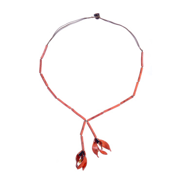 Колье Laguna, Sonata, со вставками из смолы, LF-50936 розовый