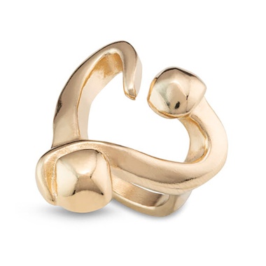 Кольцо UNOde50 ONE LOVE с золотом ANI0777ORO00012