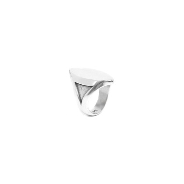 Кольцо Ori Tao, Karaba, фактурное, OT23.1-19-40120 серебристый, 17 Кольцо Ori Tao, Karaba, фактурное, OT23.1-19-40120 серебристый, 17