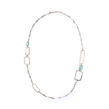 Колье Estrosia, с кристаллами, ES-CLG60A мятный