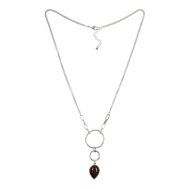 Колье Fiore Luna, COFFE AGATE