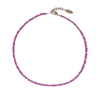 Колье Lanzerotti, Elisir, с рубином и гематитом, LZ-25.10-303 розовый