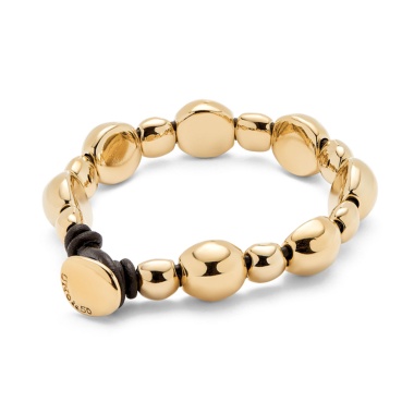 Кожаный браслет UNOde50 Ser Intrepida, с золотом PUL2532ORO0000L