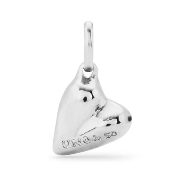 Подвеска UNOde50 Charm Heart с серебром CHA0244MTL0000U