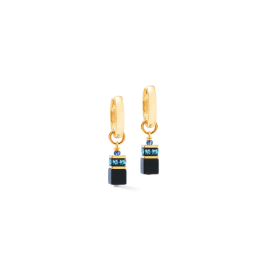 Серьги Coeur de Lion, Hoop Black-Blue, 3043/21-1307