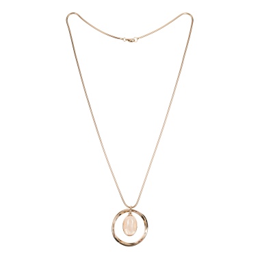 Колье Fiore Luna, CRYSTAL-PEACH OPAL