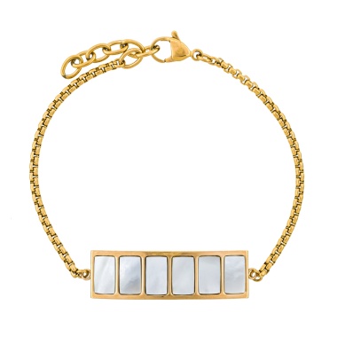 Браслет Fiore Luna, Пирамида SHELL WHITE