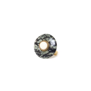 Кольцо Nature Bijoux, Ozaretta, камень божди и перламутр, NB23.2-19-24955 серый
