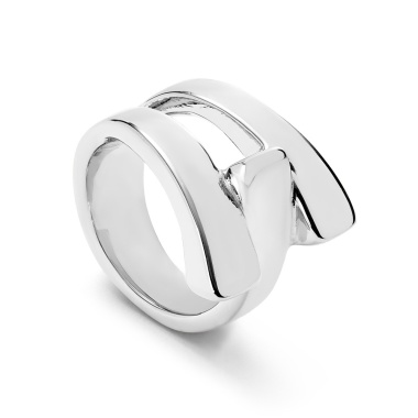Кольцо UNOde50 Ser Original,  с серебром ANI0832MTL00012
