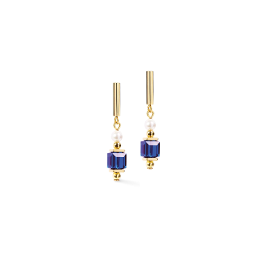 Серьги Coeur de Lion, Dark Blue, 2110/21-0721