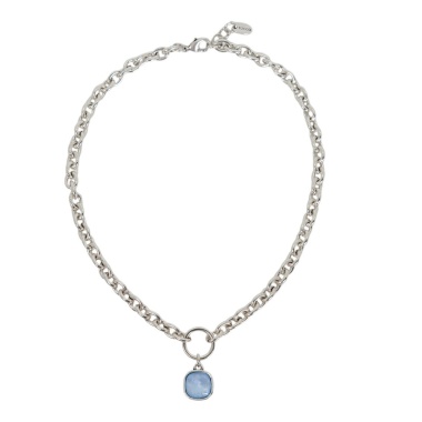 Колье Tucco, Claire, с кристаллом, TC-TMC180-P голубой