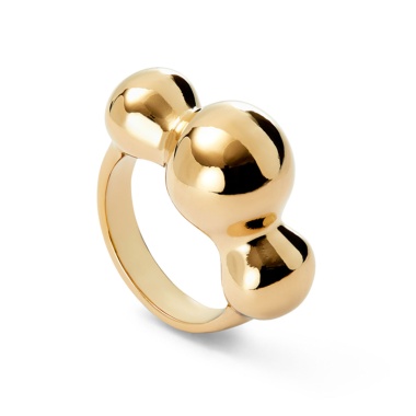 Кольцо UNOde50 Ser Intrepida, с золотом ANI0844ORO00012