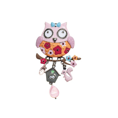 Брошь Shadore, Сова с домиком