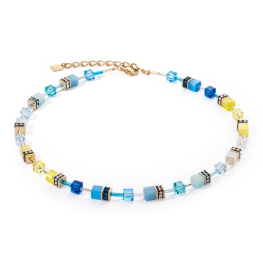 Колье Coeur de Lion, Turquoise-Yellow, 2838/10-0601 Колье Coeur de Lion, Turquoise-Yellow, 2838/10-0601