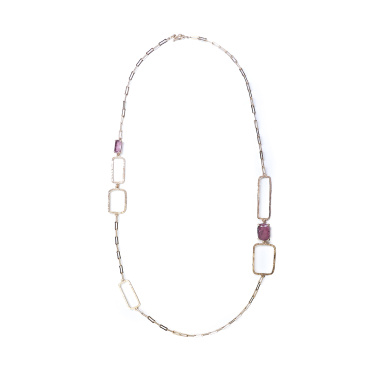 Колье Estrosia, с кристаллами, ES-CLG60A турмалиновый