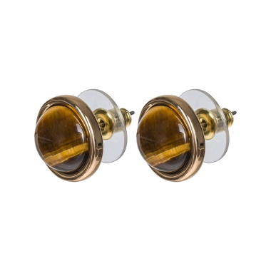 Пусеты Fiore Luna, TIGER EYE