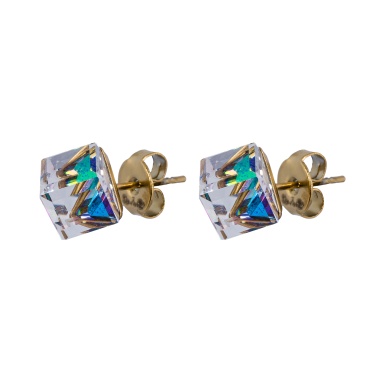 Пусеты Fiore Luna,  Vitrail Medium, SWE2127/2 VM G Пусеты Fiore Luna,  Vitrail Medium, SWE2127/2 VM G