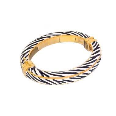 Браслет Francesca Bianchi, кафф, с эмалью, FB25.2-BF6 золотистый, 7см