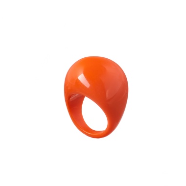 Кольцо Laguna, Sonata, из смолы, LF-53781 оранжевый, 17,5