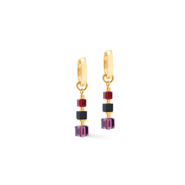 Серьги Coeur de Lion, Red-Purple, 3034/21-0308