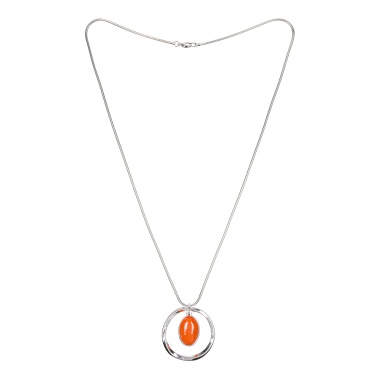 Колье Fiore Luna, ORANGE OPAL