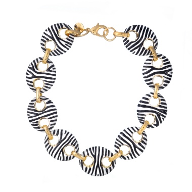 Колье Francesca Bianchi, с эмалью, FB25.2-BS21 золотистый